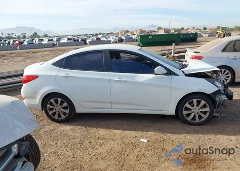 2012 Hyundai Accent Gls z USA, uszkodzony, nr VIN KMHCU4AEXCU148832